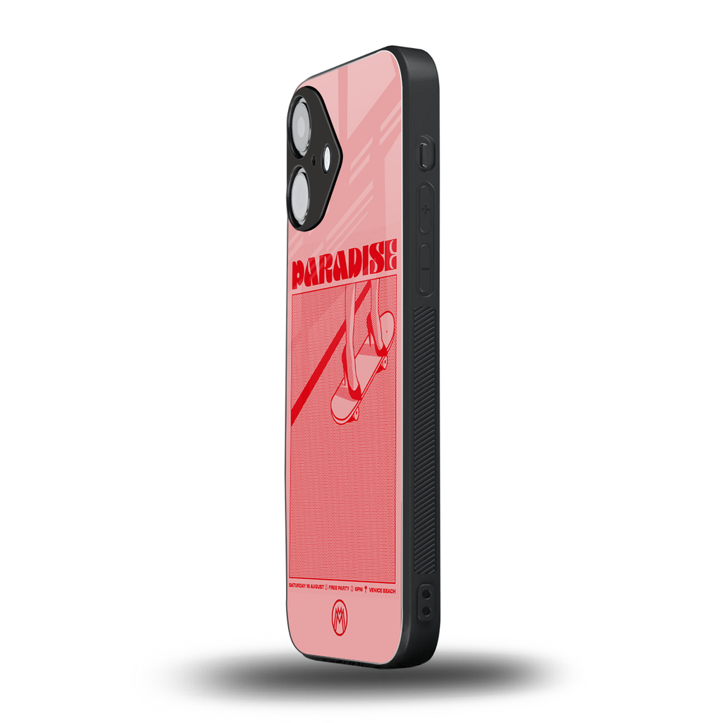 paradise back phone cover | glass case for iphone 16