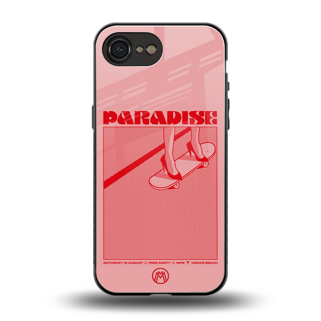 paradise back phone cover | glass case for iphone 16e