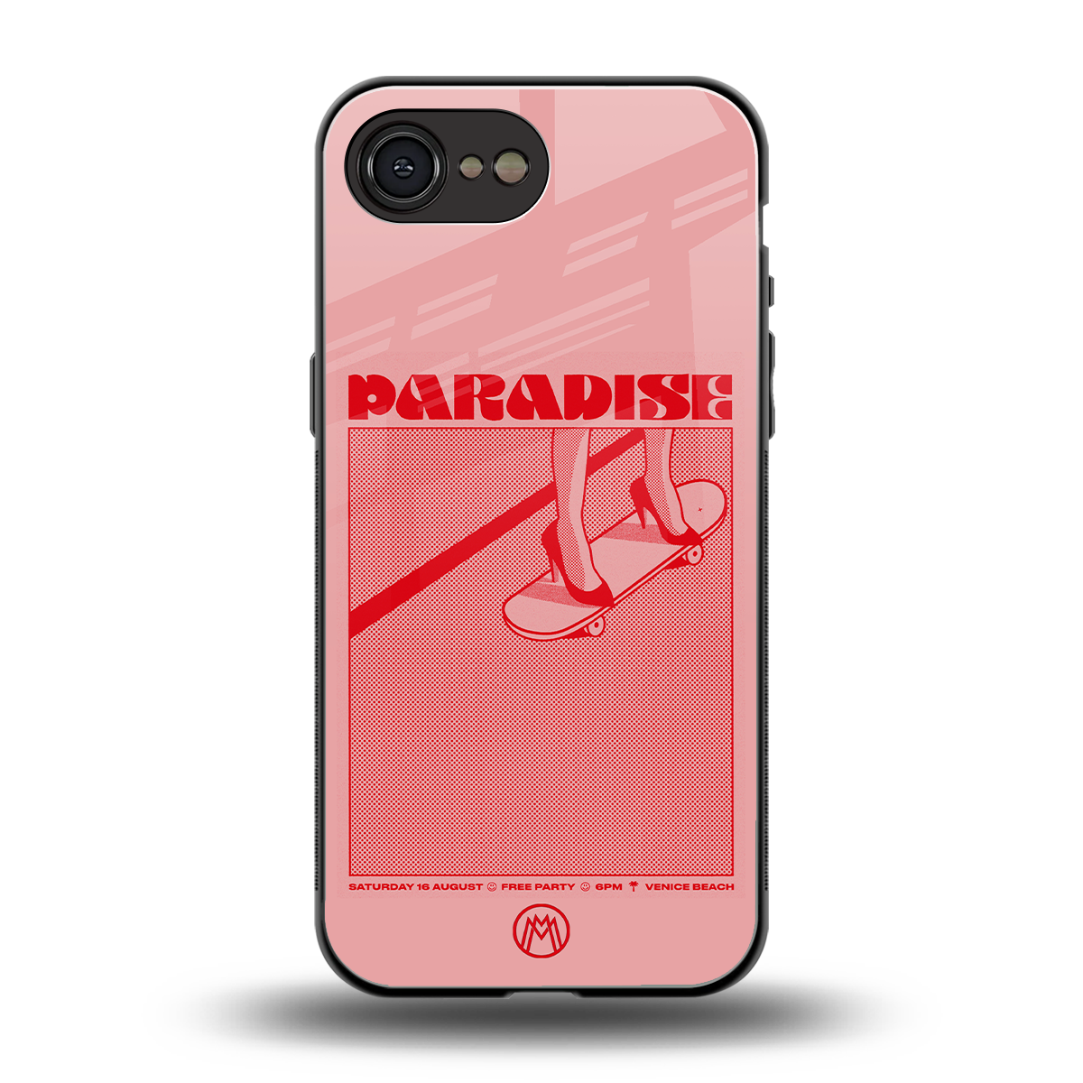 paradise back phone cover | glass case for iphone 16e