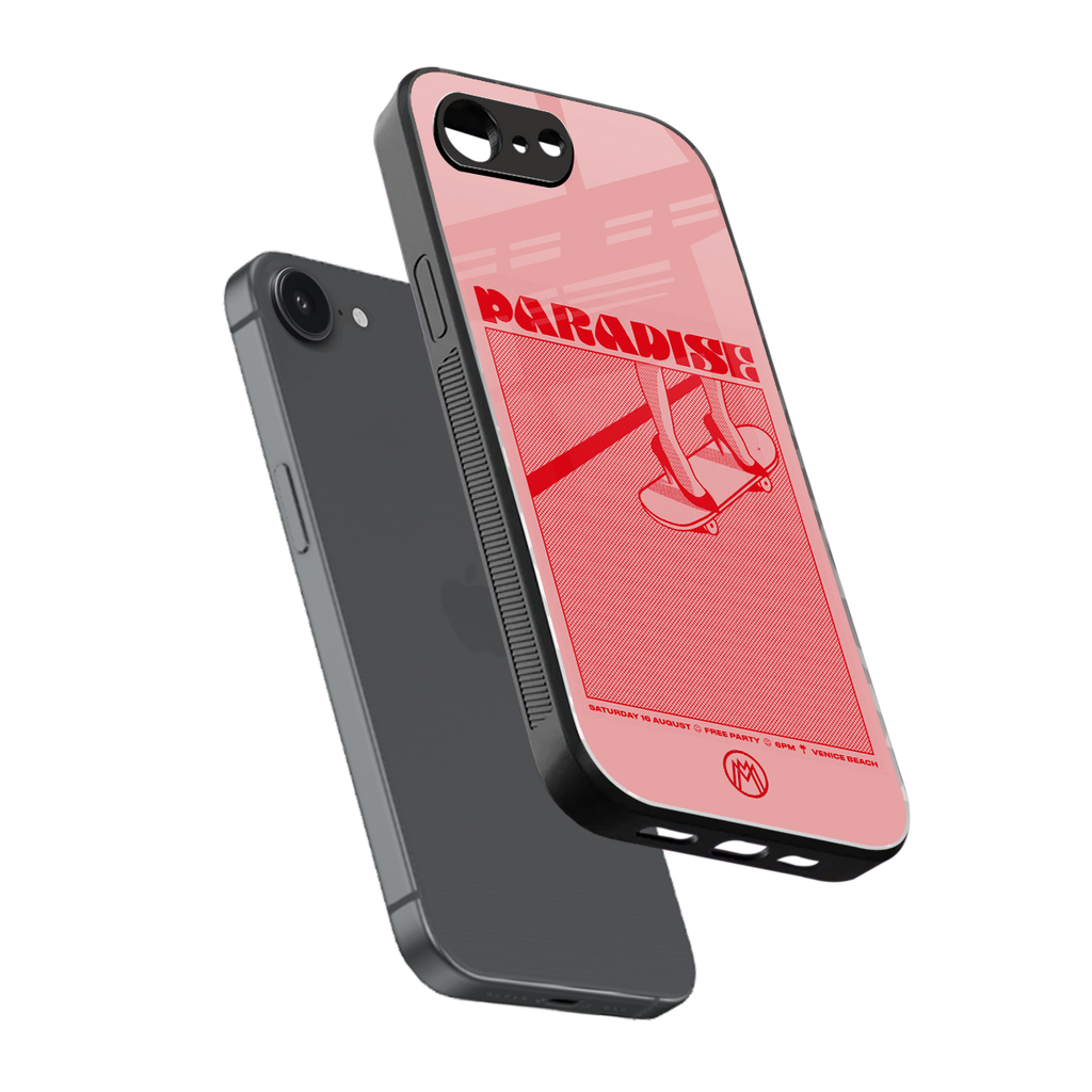 paradise back phone cover | glass case for iphone 16e