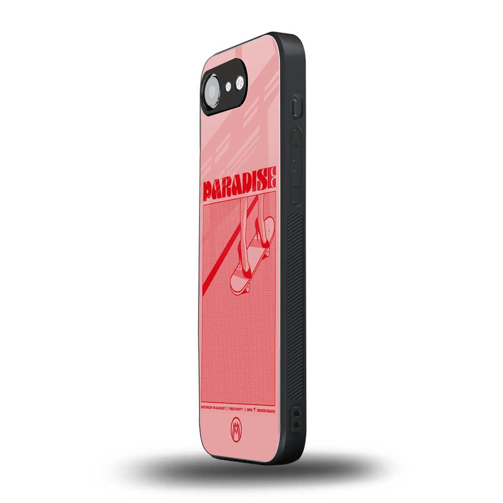 paradise back phone cover | glass case for iphone 16e