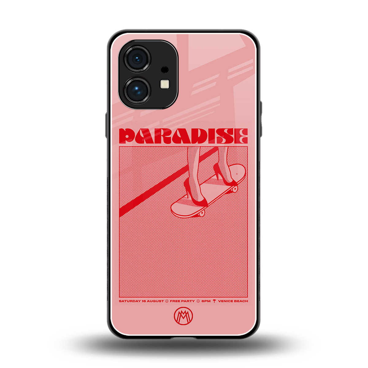 paradise back phone cover | glass case for nothing phone 1