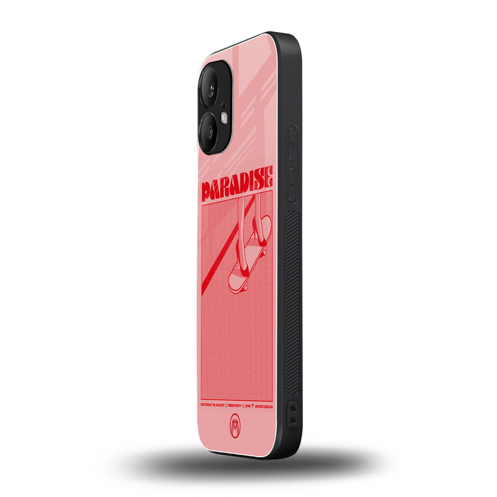 paradise back phone cover | glass case for nothing phone 2