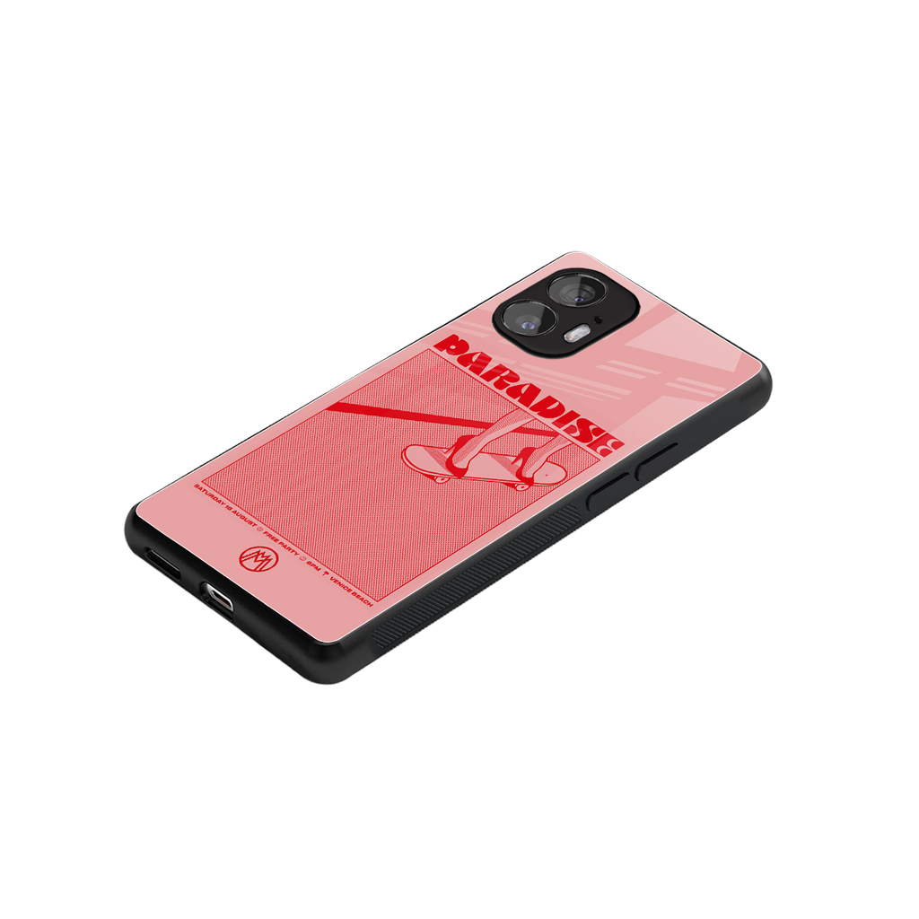 paradise back phone cover | glass case for nothing phone 2
