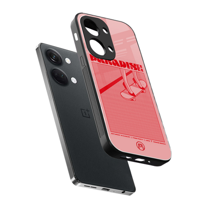 paradise back phone cover | glass case for oneplus nord 3