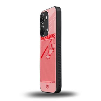 paradise back phone cover | glass case for oneplus nord 3