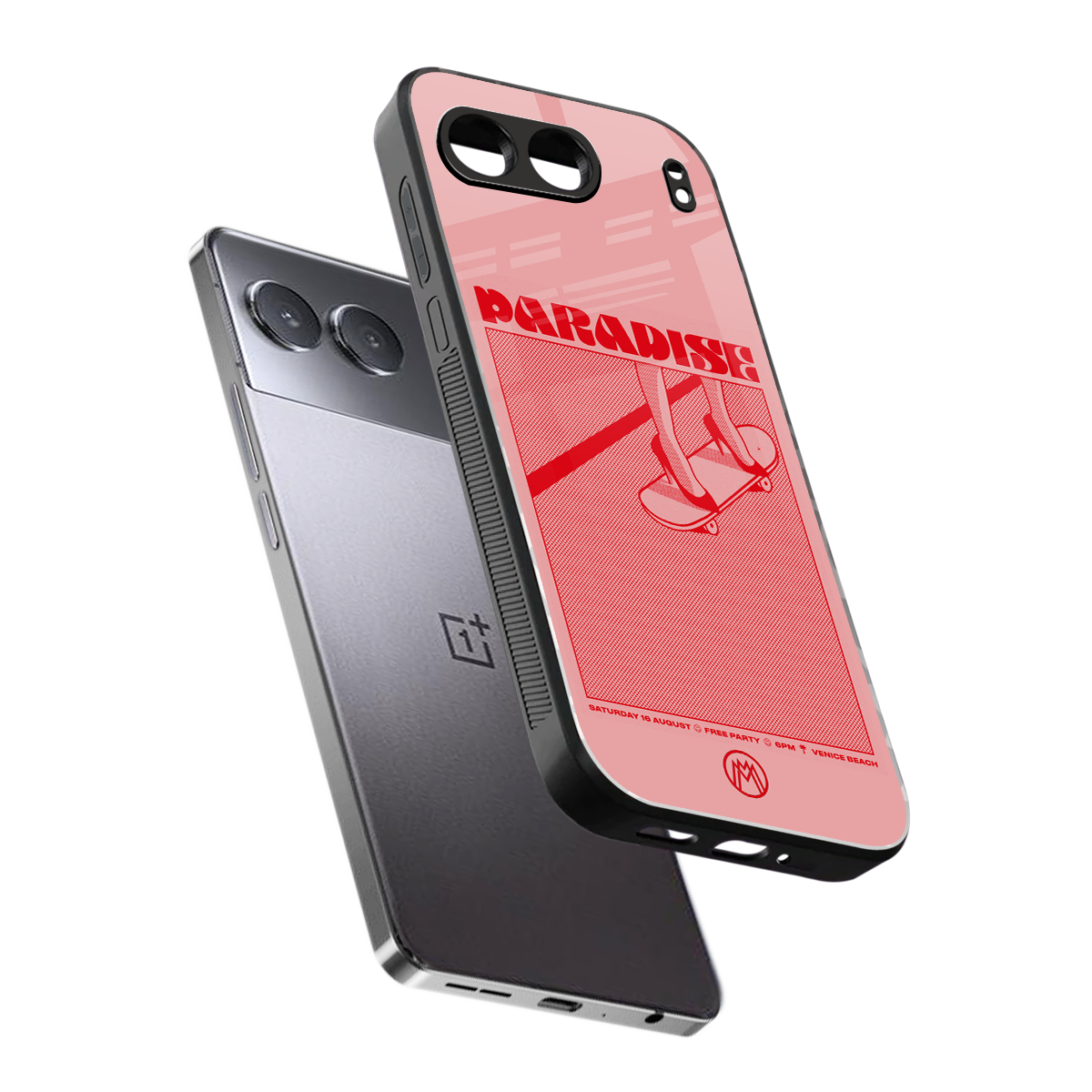 paradise back phone cover | glass case for oneplus nord 4