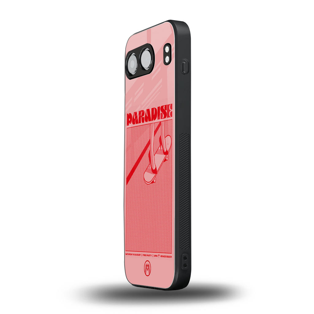 paradise back phone cover | glass case for oneplus nord 4