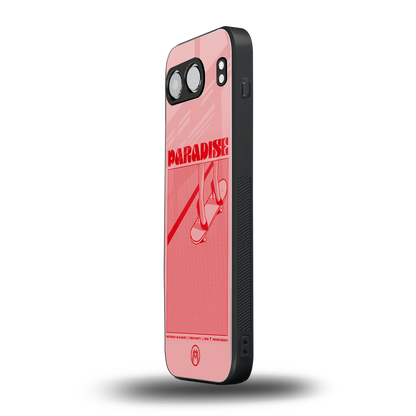 paradise back phone cover | glass case for oneplus nord 4