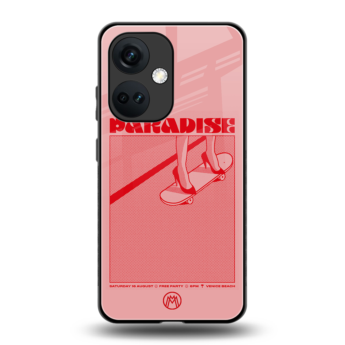 paradise back phone cover | glass case for oneplus nord ce 3