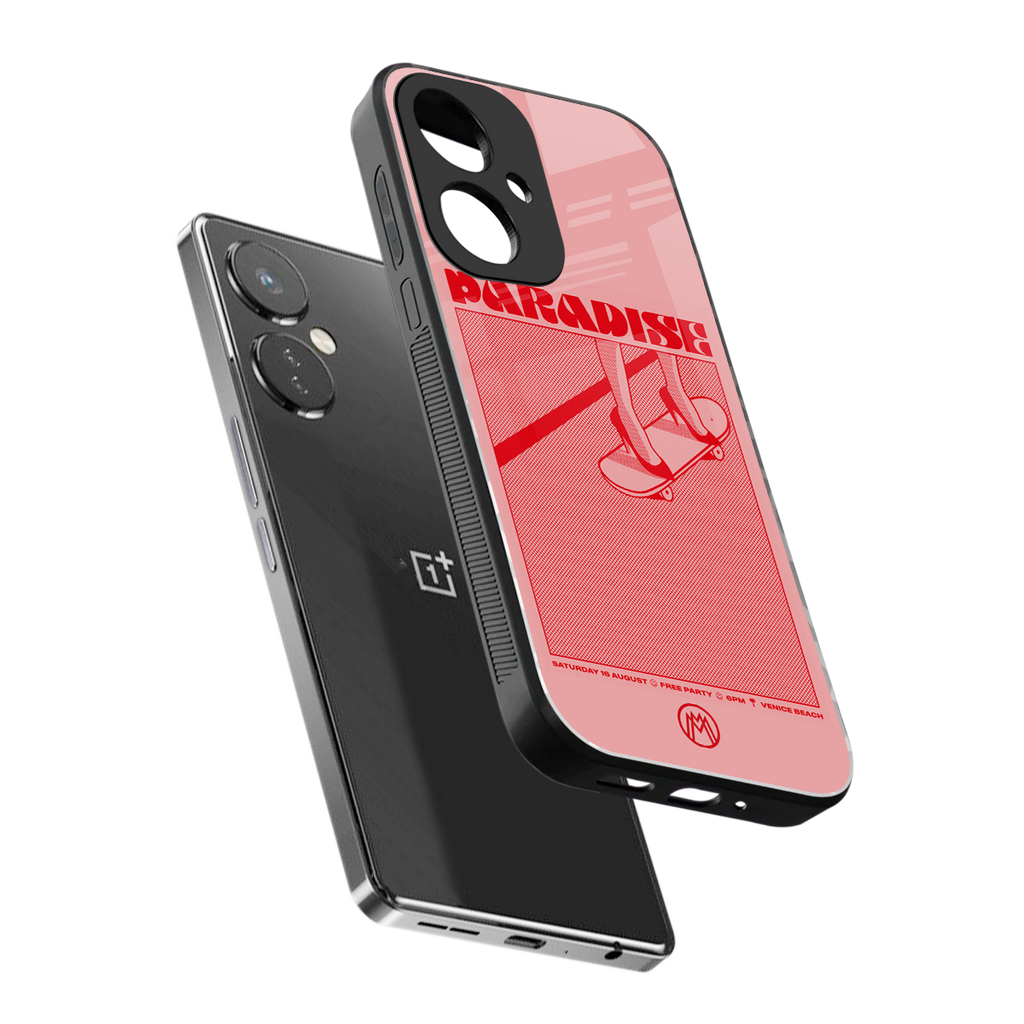 paradise back phone cover | glass case for oneplus nord ce 3