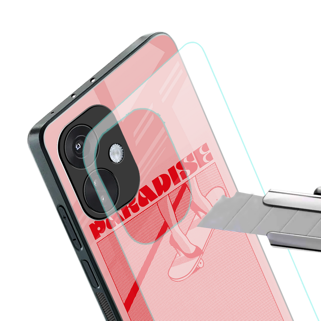 paradise back phone cover | glass case for oneplus nord ce 3