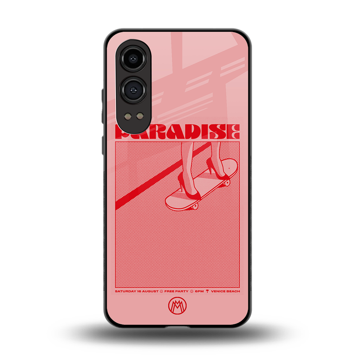 paradise back phone cover | glass case for oneplus nord ce 4 lite