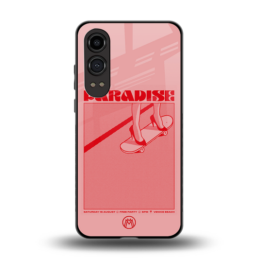 paradise back phone cover | glass case for oneplus nord ce 4 lite