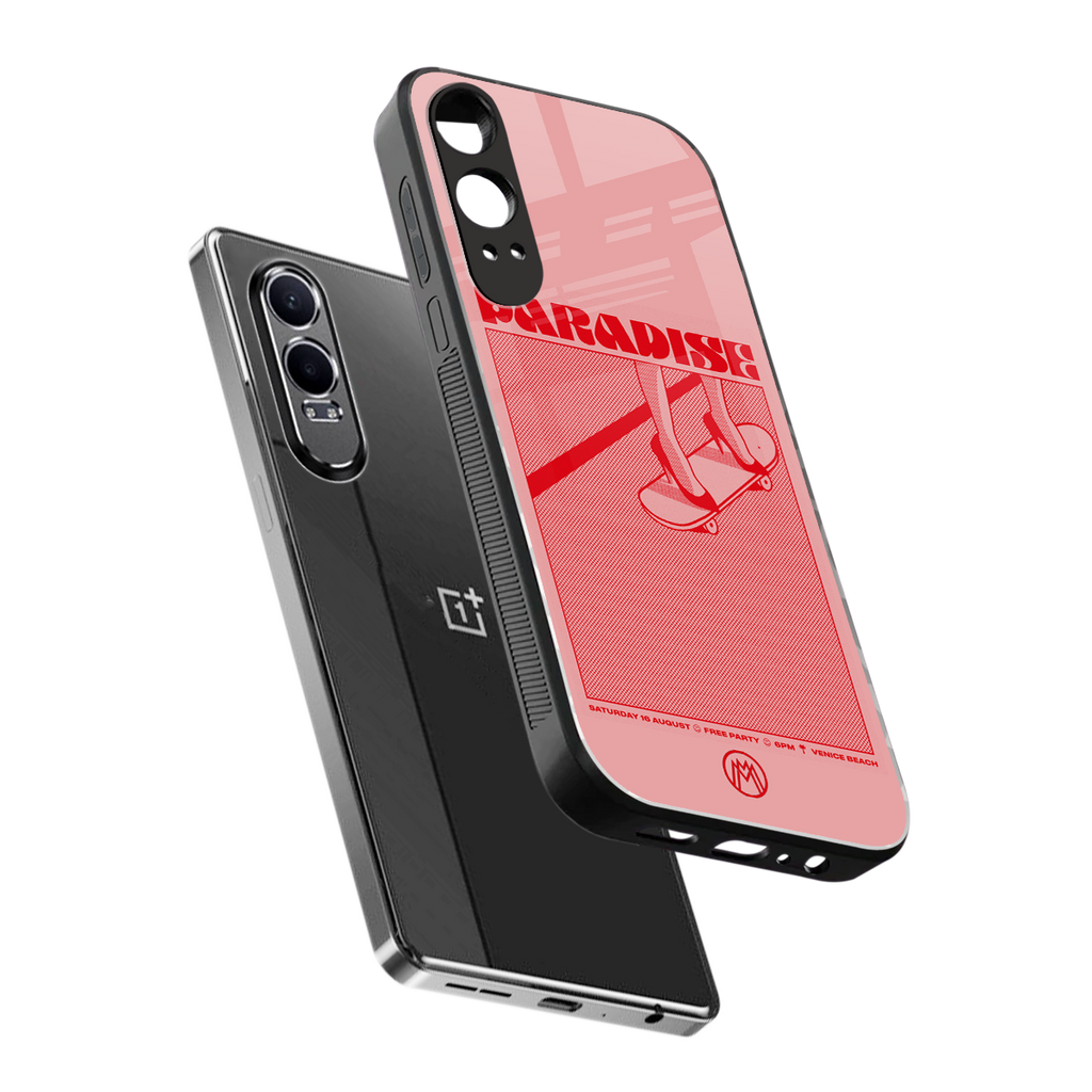 paradise back phone cover | glass case for oneplus nord ce 4 lite