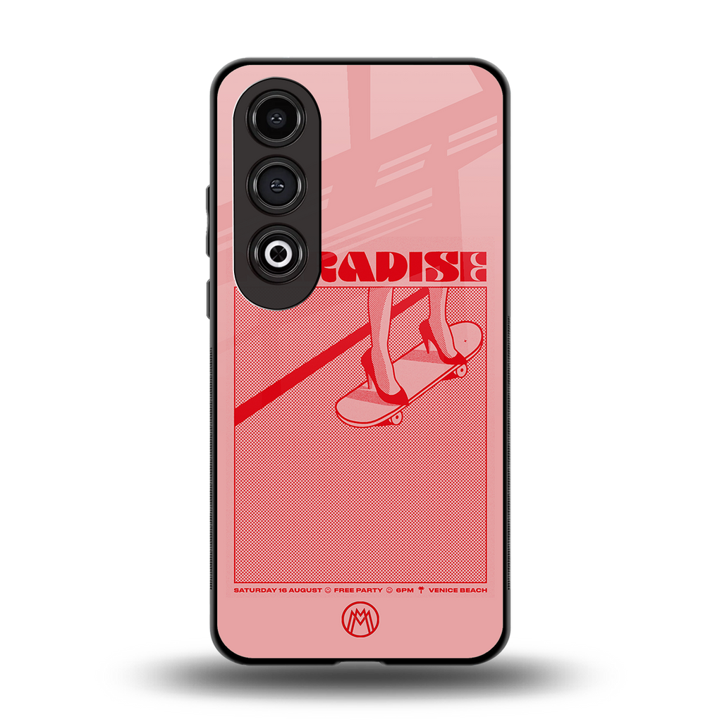 paradise back phone cover | glass case for oneplus nord ce 4