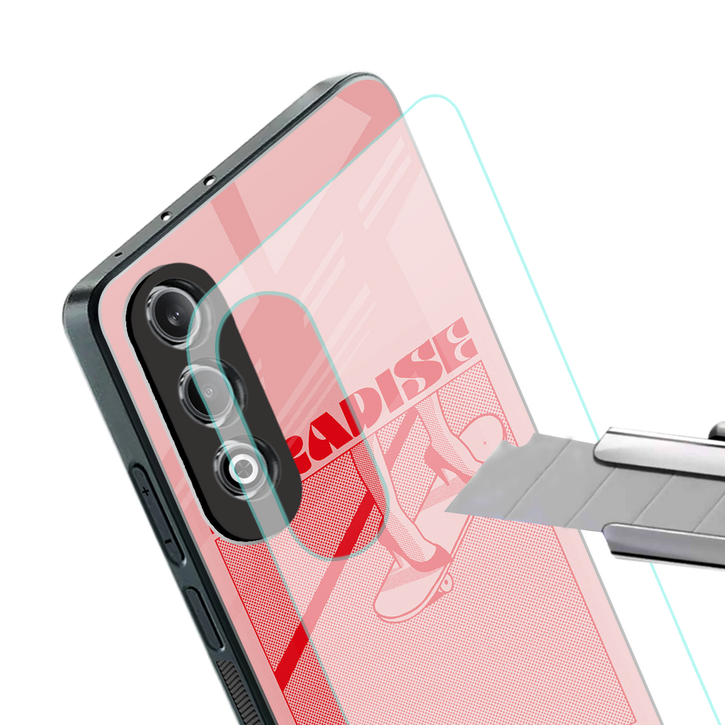 paradise back phone cover | glass case for oneplus nord ce 4
