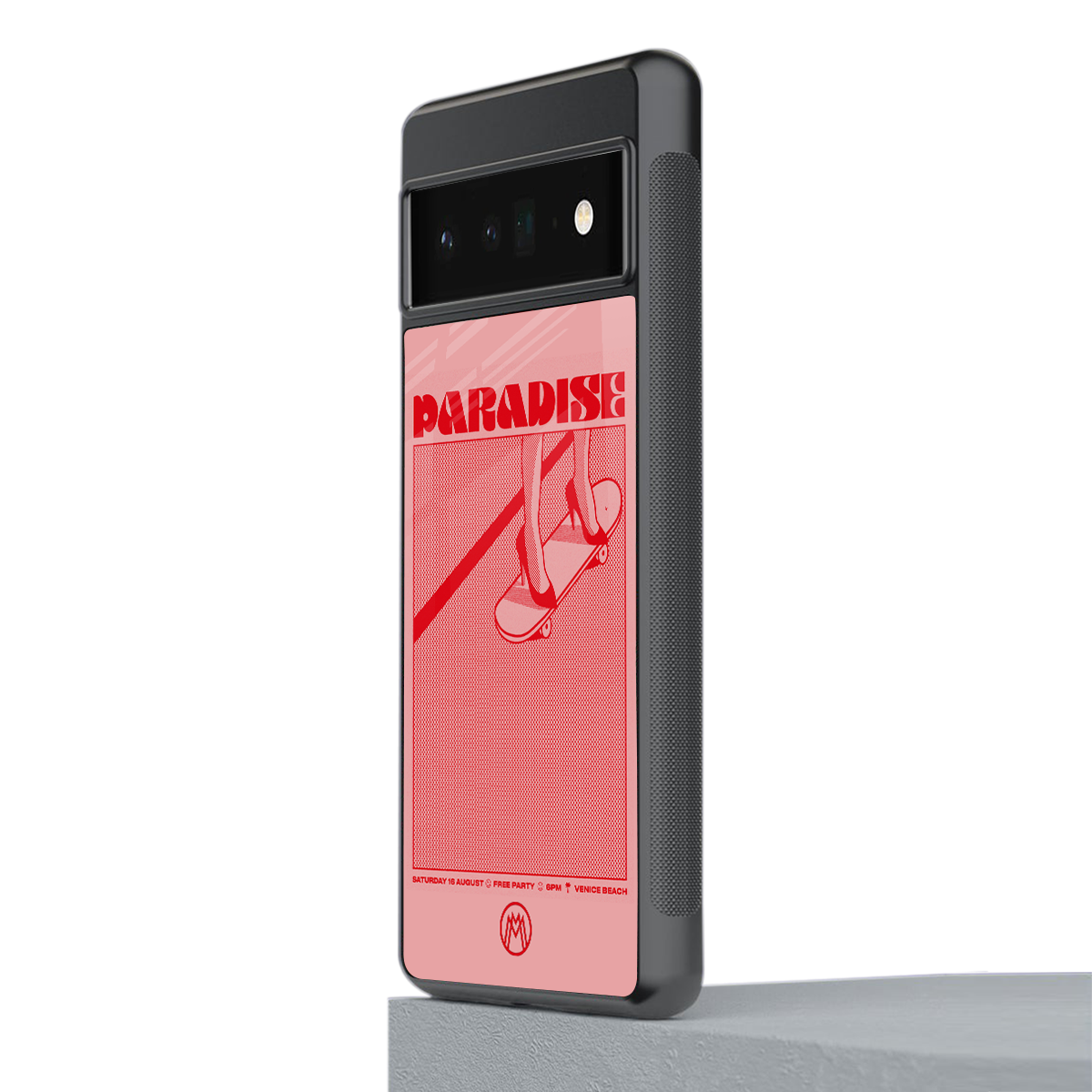 paradise back phone cover | glass case for google pixel 6 pro