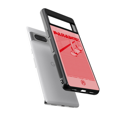 paradise back phone cover | glass case for google pixel 7 pro