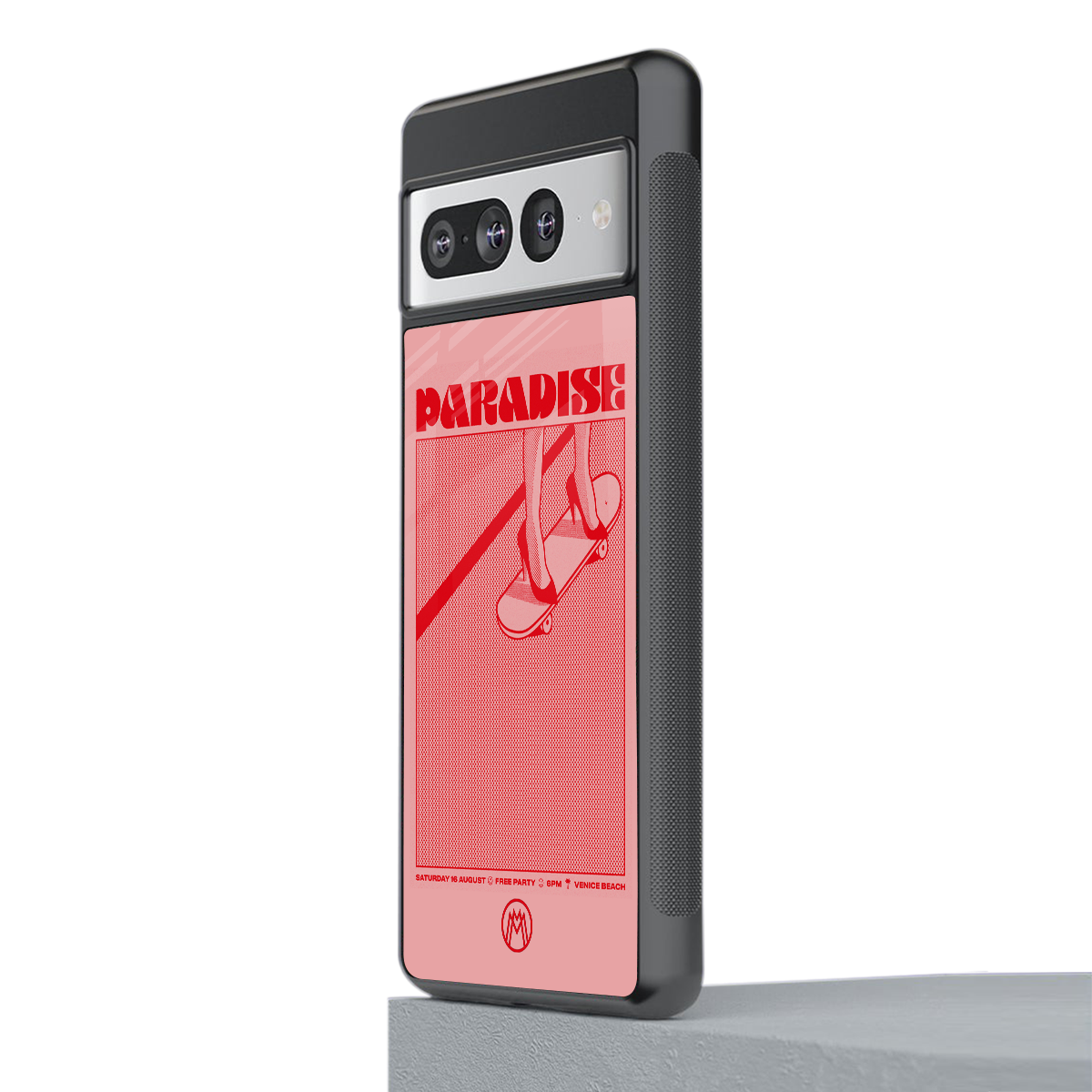 paradise back phone cover | glass case for google pixel 7 pro