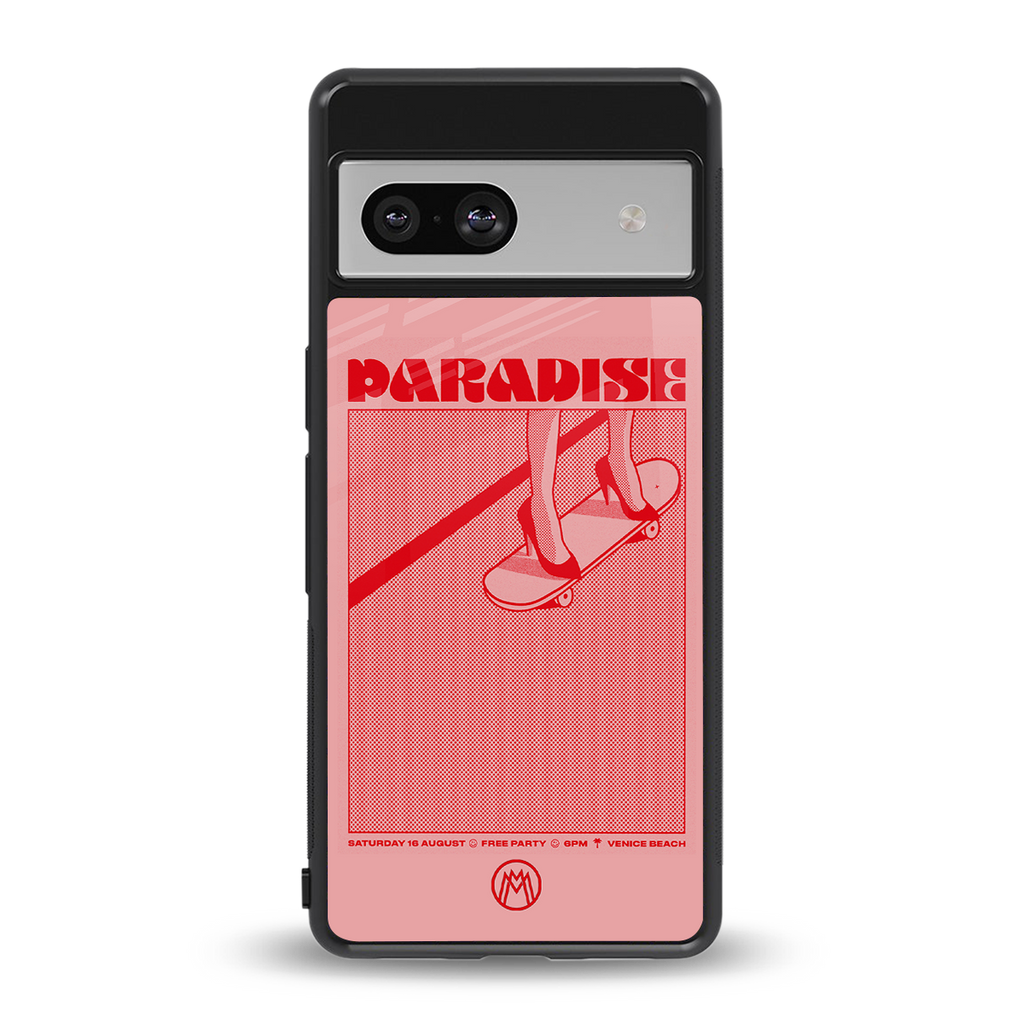 paradise back phone cover | glass case for Google Pixel 7