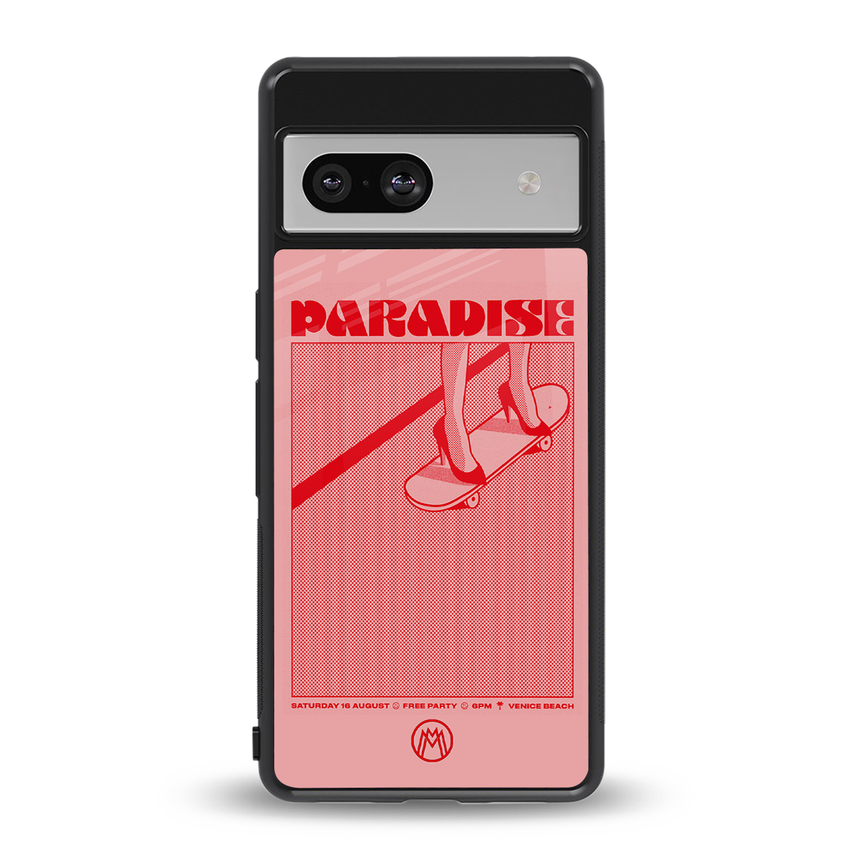 paradise back phone cover | glass case for Google Pixel 7A