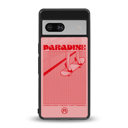 paradise back phone cover | glass case for Google Pixel 7A