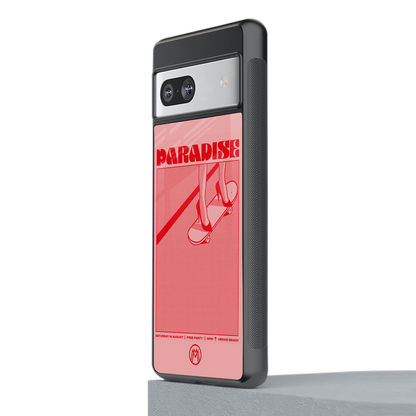 paradise back phone cover | glass case for Google Pixel 7A