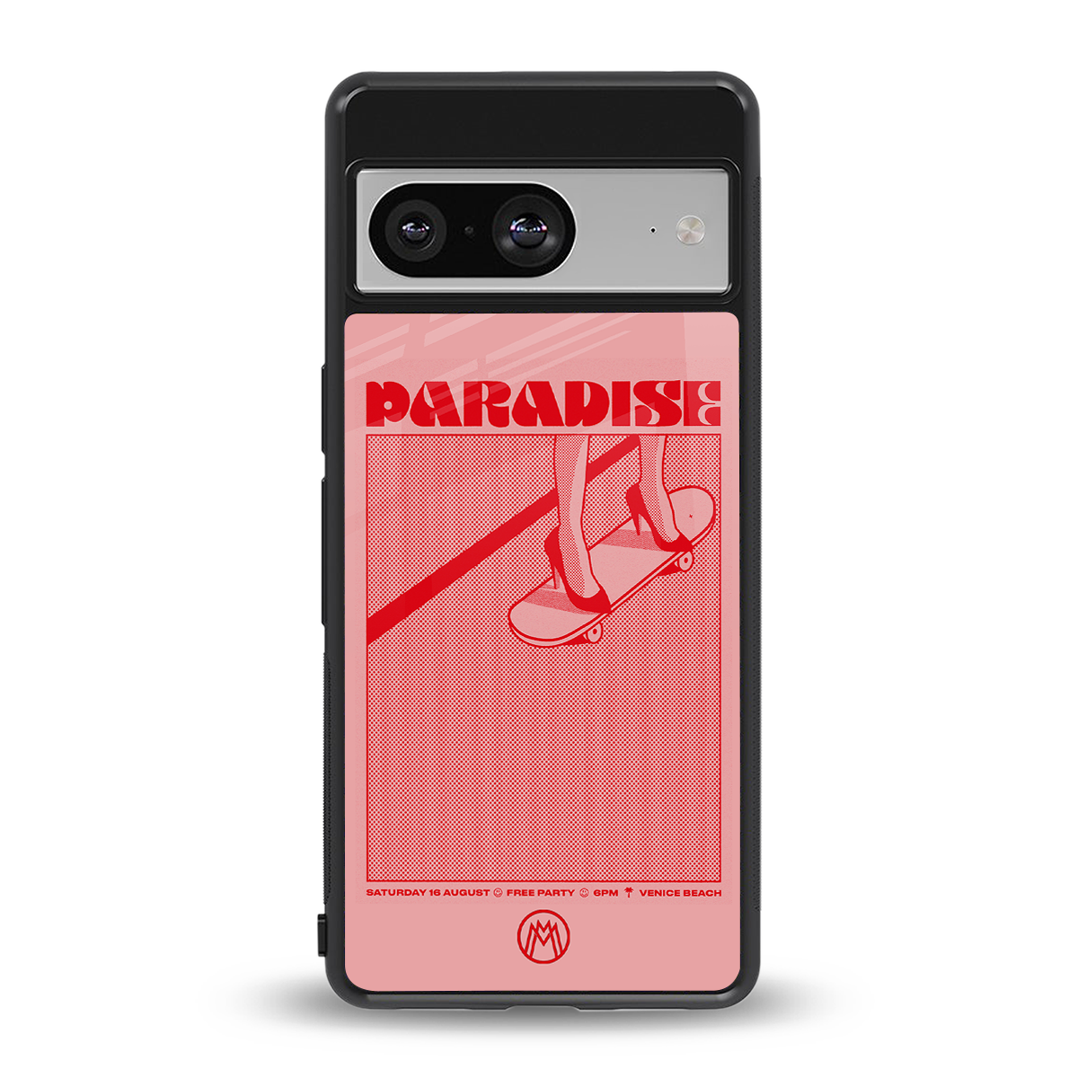 paradise back phone cover | glass case for Google Pixel 8