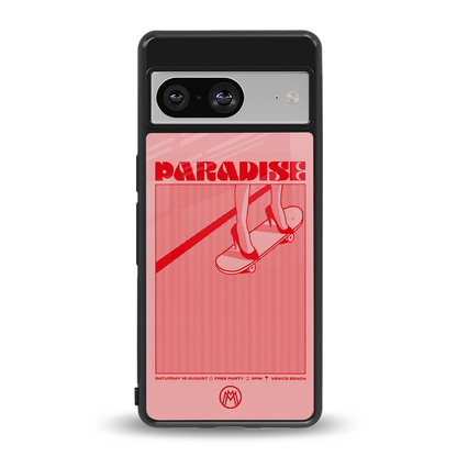 paradise back phone cover | glass case for Google Pixel 8