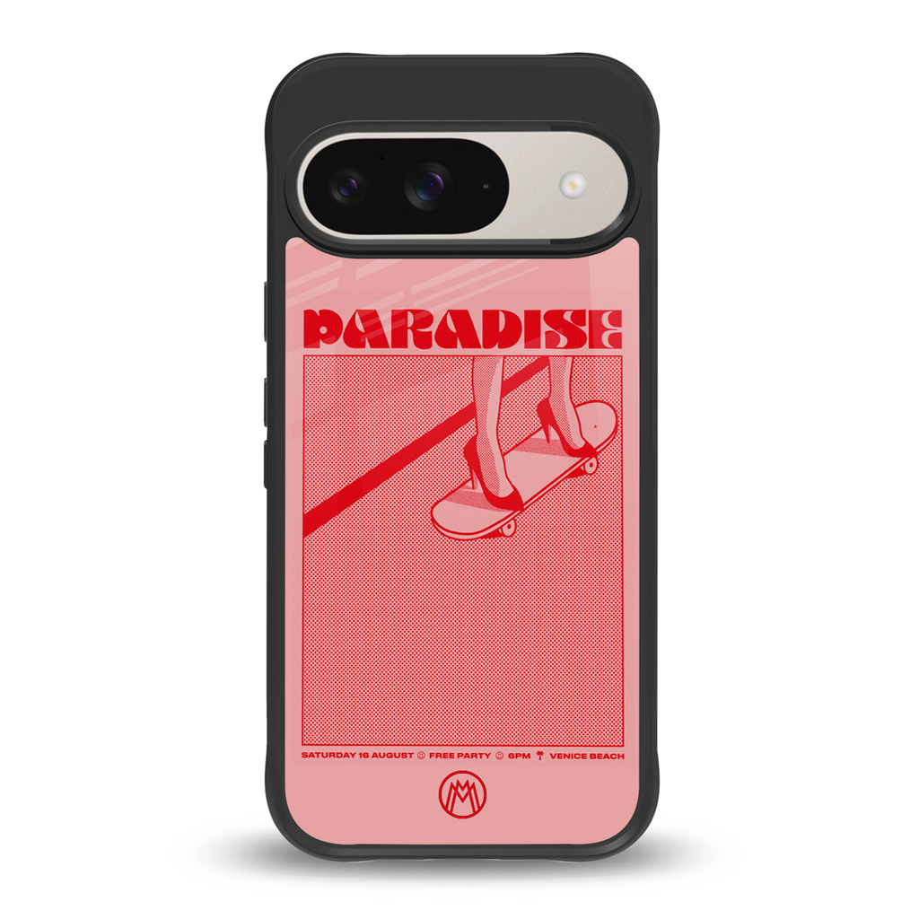 paradise back phone cover | glass case for google pixel 9