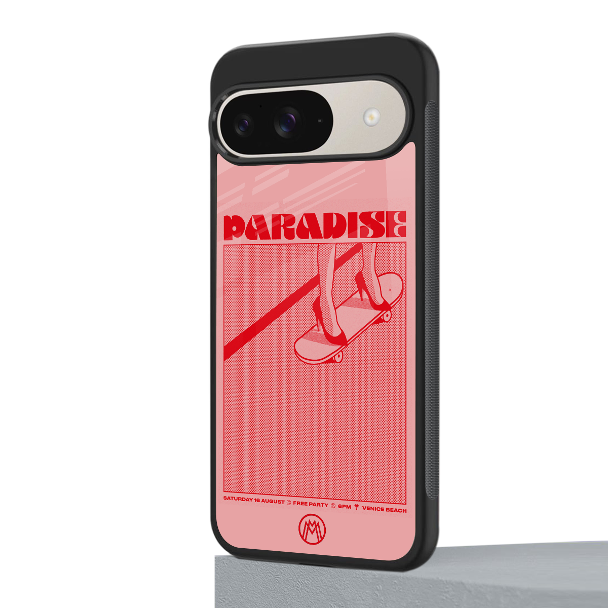 paradise back phone cover | glass case for google pixel 9