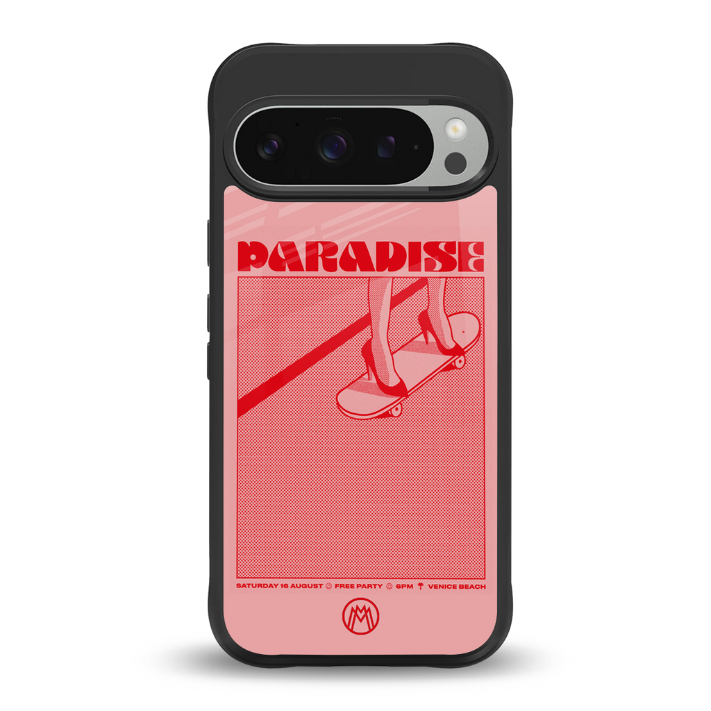 paradise back phone cover | glass case for google pixel 9 pro