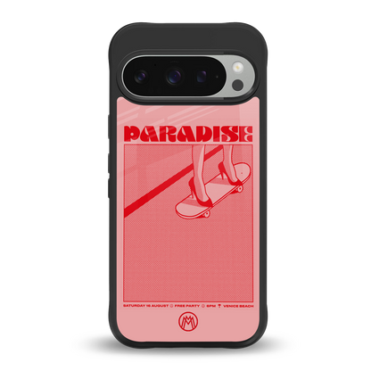 paradise back phone cover | glass case for google pixel 9 pro