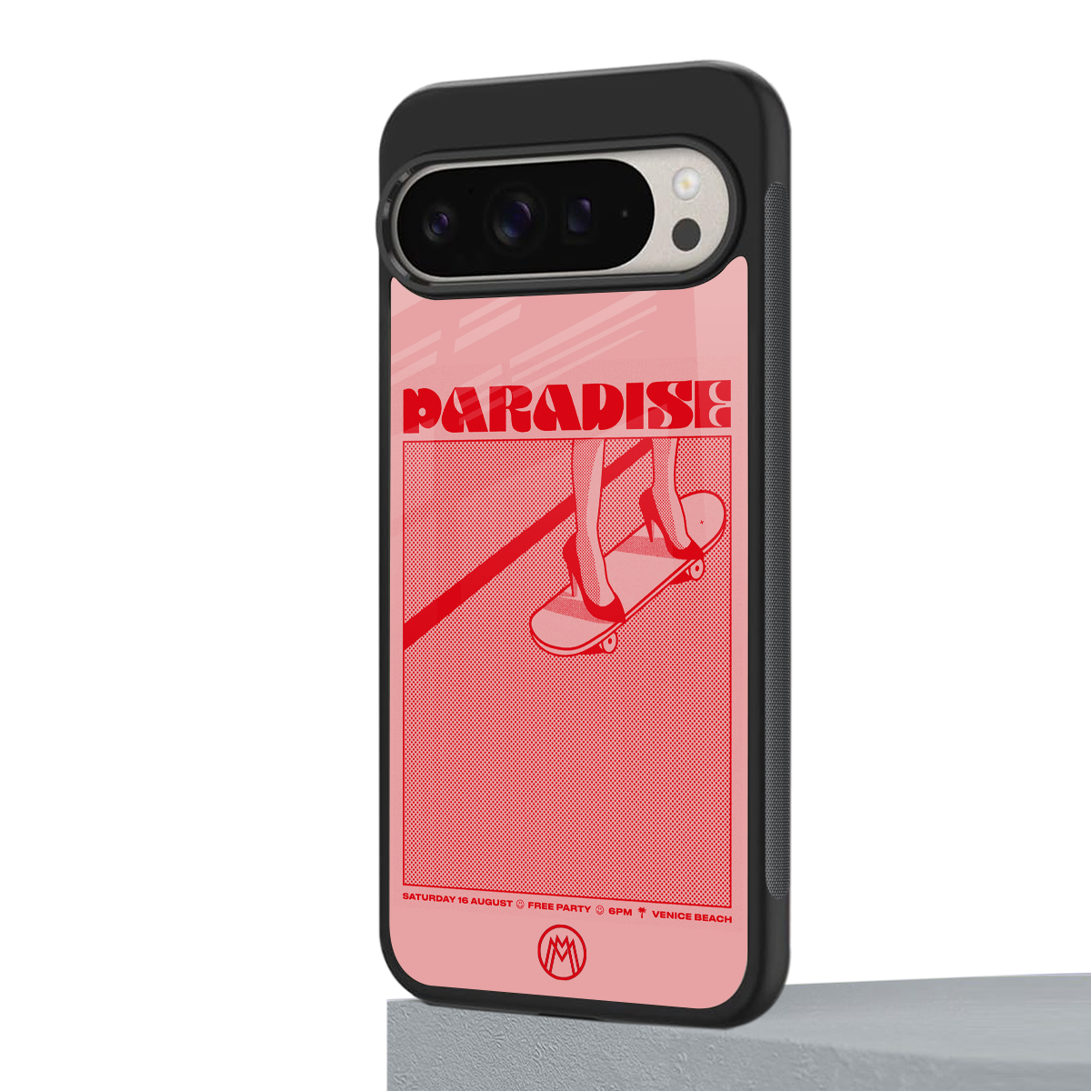 paradise back phone cover | glass case for google pixel 9 pro xl