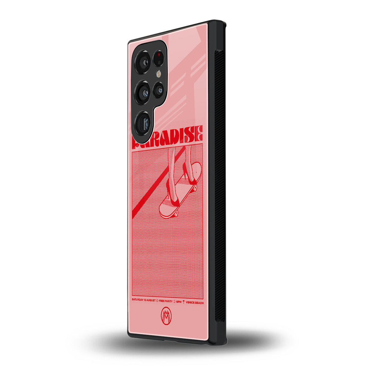 paradise back phone cover | glass case for samsung galaxy s23 ultra