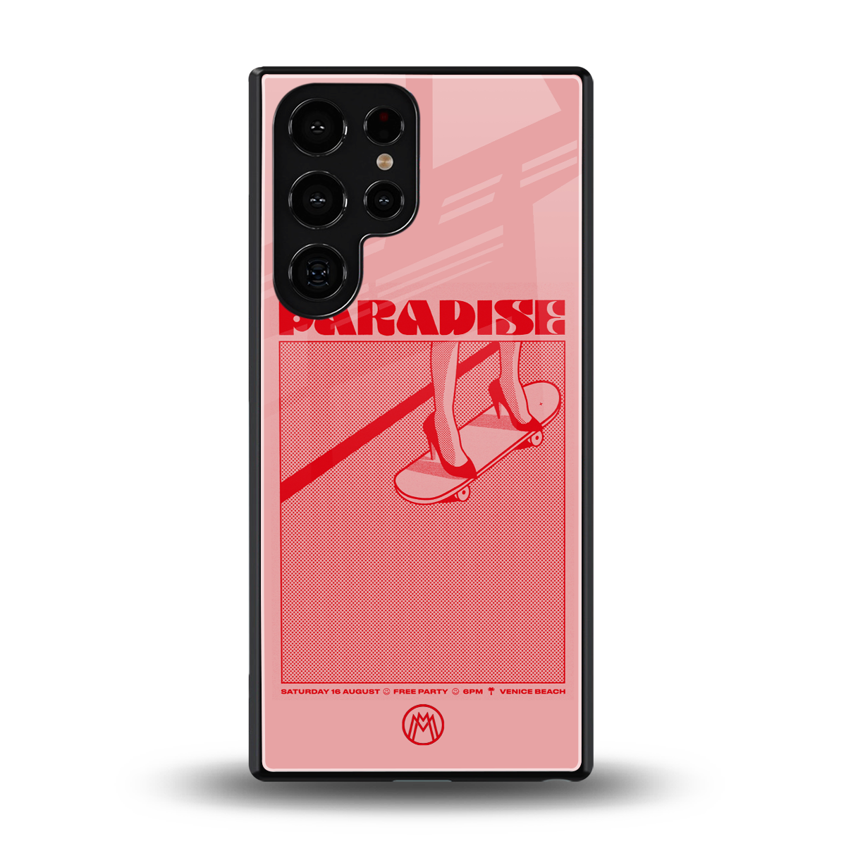 paradise back phone cover | glass case for samsung galaxy s25 ultra