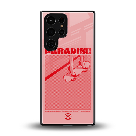 paradise back phone cover | glass case for samsung galaxy s25 ultra