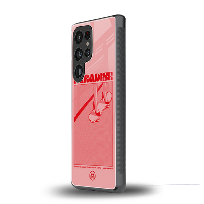 paradise back phone cover | glass case for samsung galaxy s25 ultra