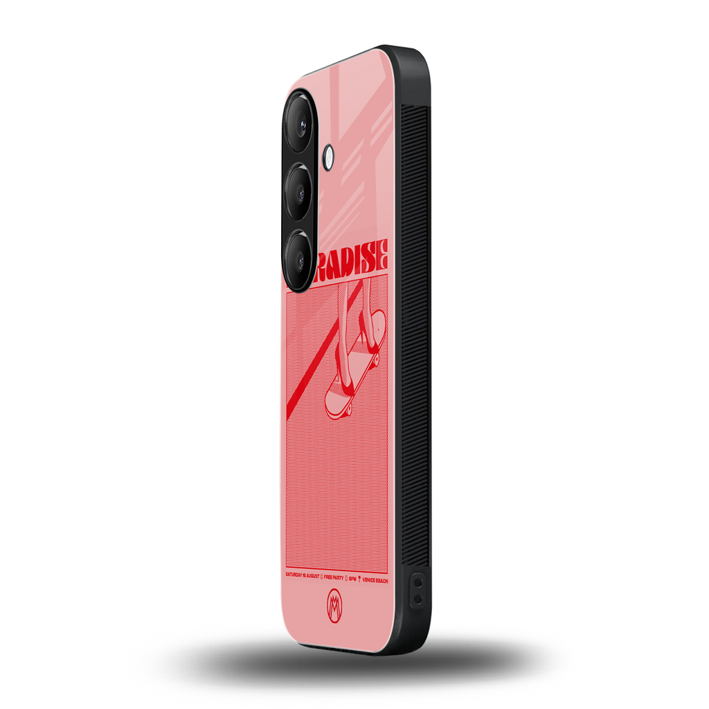 paradise back phone cover | glass case for samsung galaxy s25
