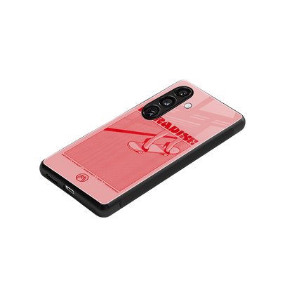 paradise back phone cover | glass case for samsung galaxy s24 fe