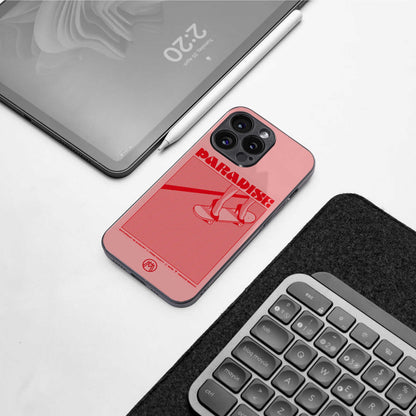 paradise back phone cover | glass case for samsung galaxy s24 ultra
