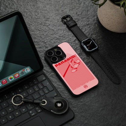 paradise back phone cover | glass case for iphone 16