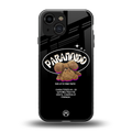 paranoid back phone cover | glass case for iphone 13 mini