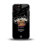 paranoid back phone cover | glass case for iphone 13