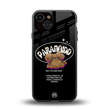 paranoid back phone cover | glass case for iphone 13