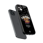 paranoid back phone cover | glass case for iphone 15 plus