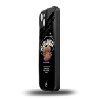 paranoid back phone cover | glass case for iphone 14 plus