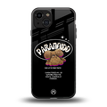 paranoid back phone cover | glass case for iphone 15