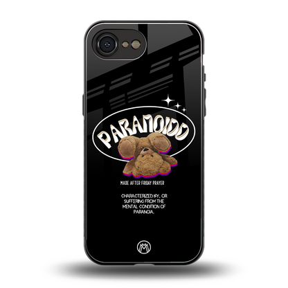 paranoid back phone cover | glass case for iphone 16e
